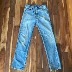 Levi’s Unisex Naturally Distressed Vintage 501xx Jeans Men's Women's 30 x 36